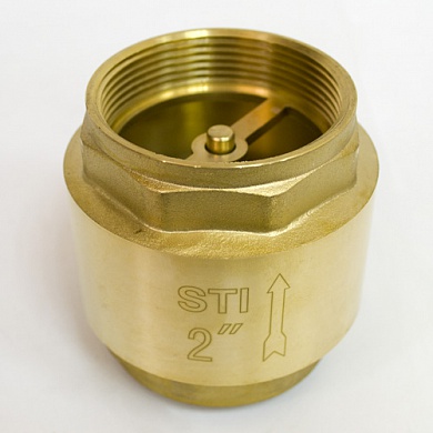 Клапан обратный пружинный STI 50 (латунный шток)